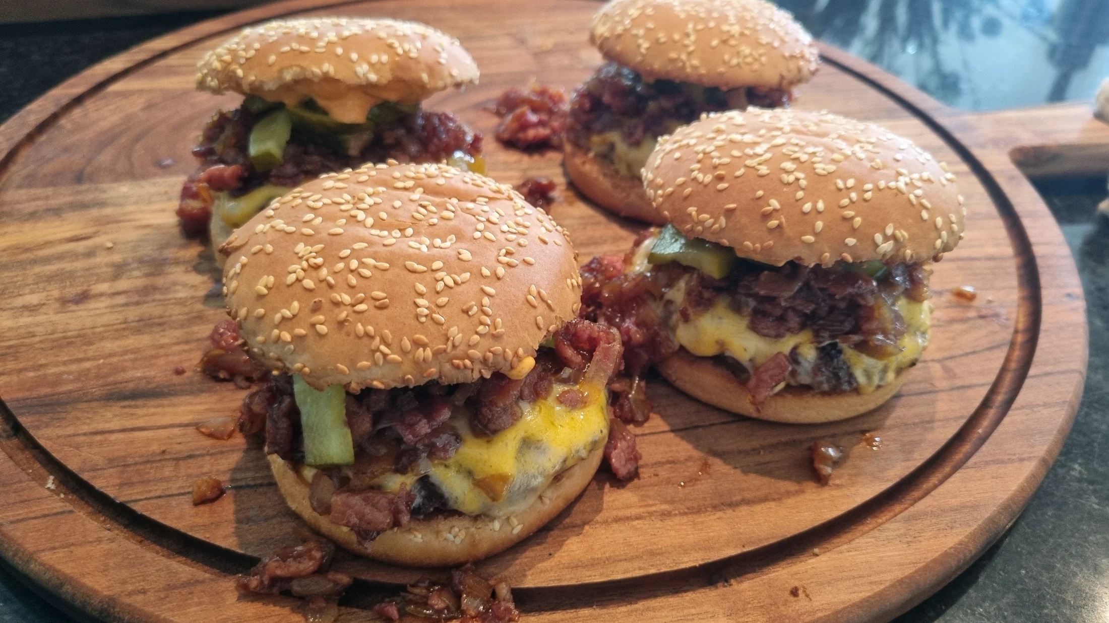Burgers (plat smash) met hammiejammie