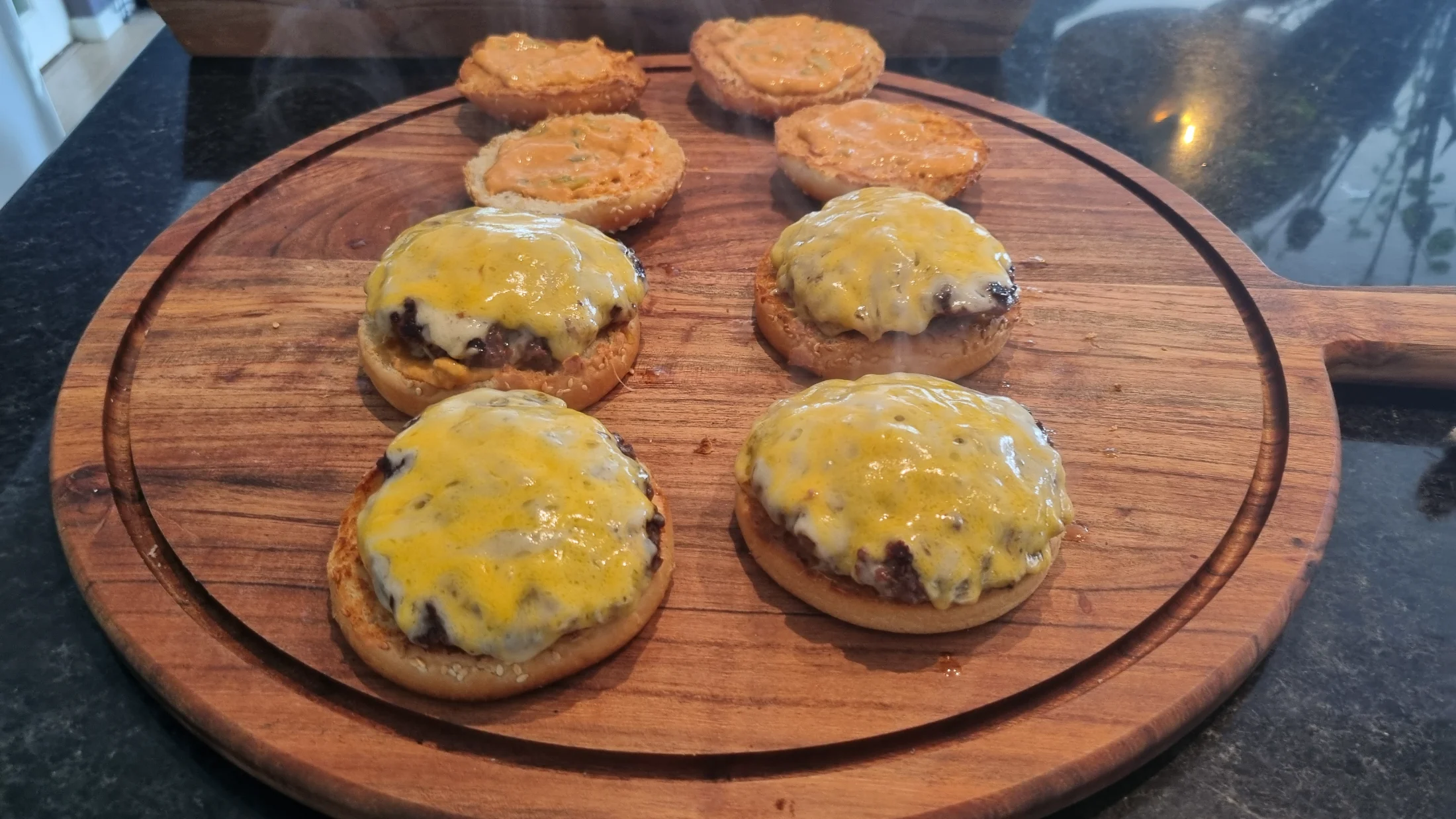 Burgers (plat smash) met hammiejammie