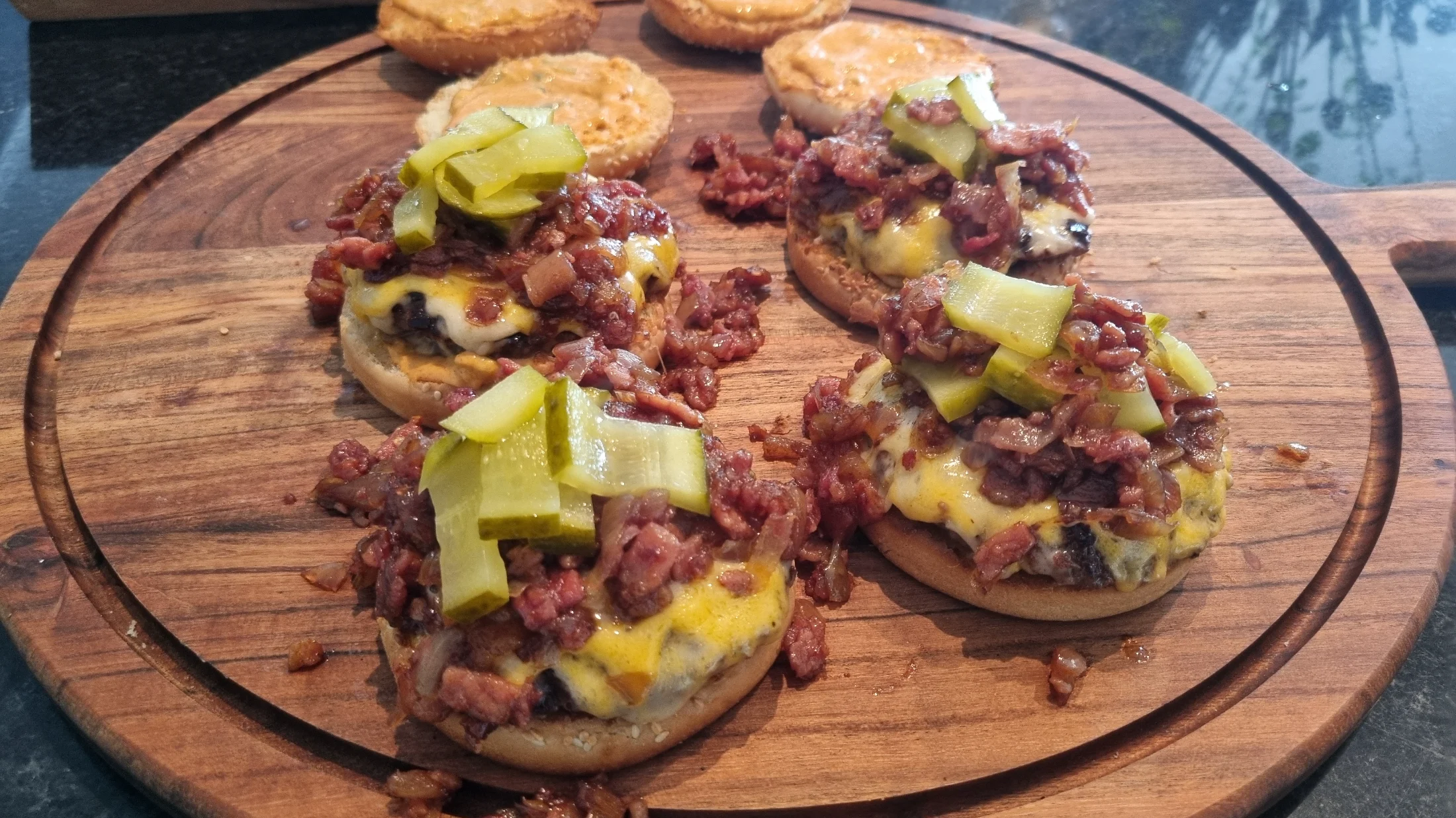 Burgers (plat smash) met hammiejammie